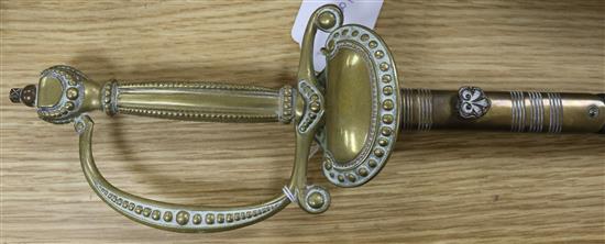 A 19th century Court sword